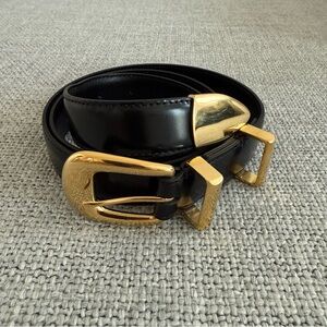 SOLD: CELINE Medium 25mm Western Belt Taurillon Leather